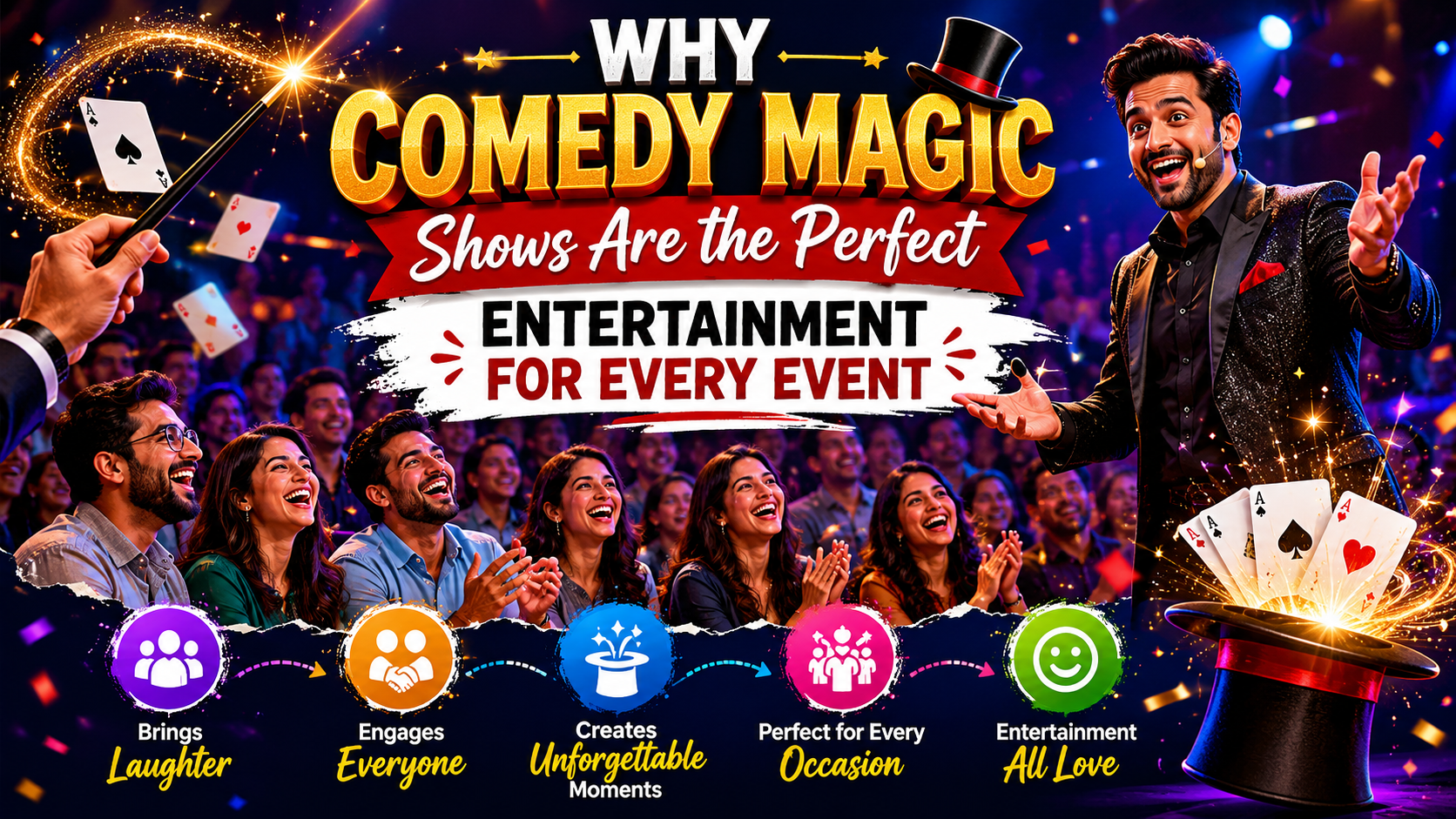 Why Comedy Magic Shows Are the Perfect Entertainment for Every Event