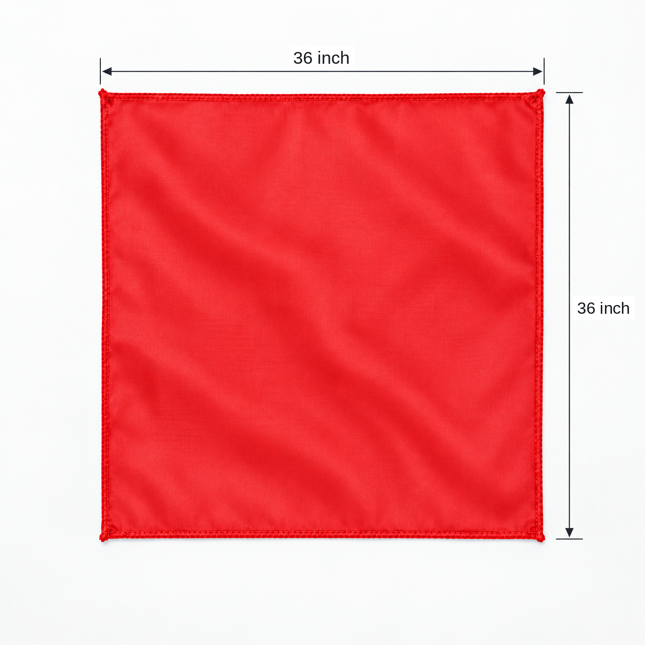SILK 36 INCH PURE - Red