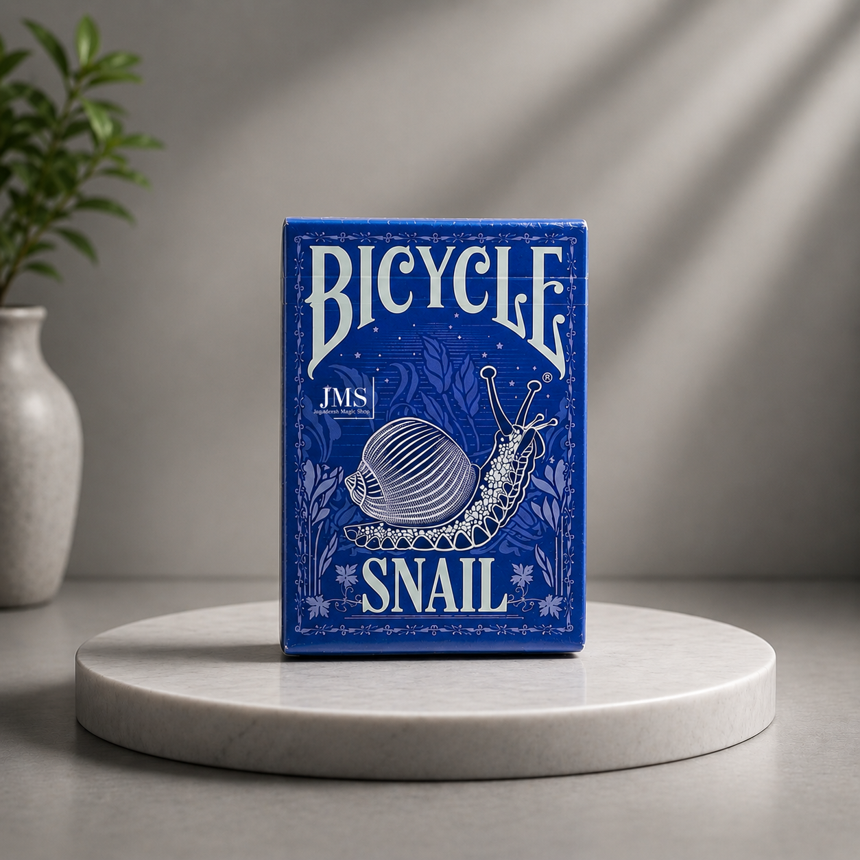 Bicycle Snail (Blue) Playing Cards