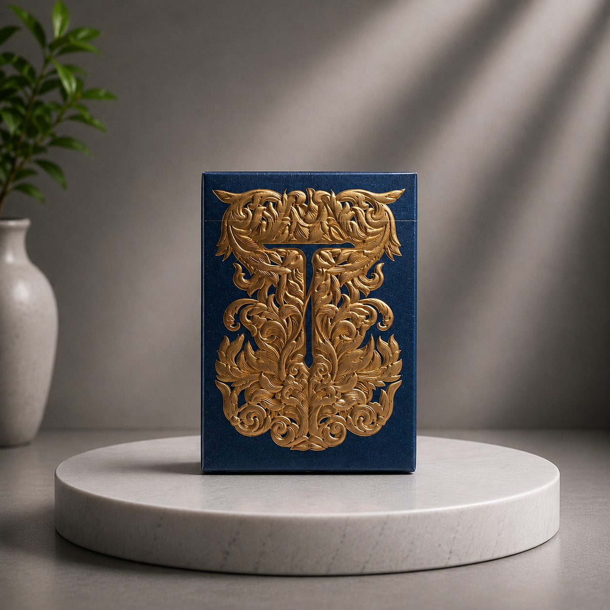 Luxury Sword T (Blue) Playing Cards by TCC