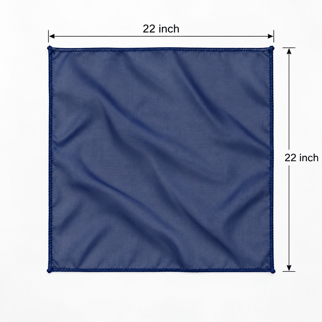 SILK 22 INCH PURE -NAVY BLUE
