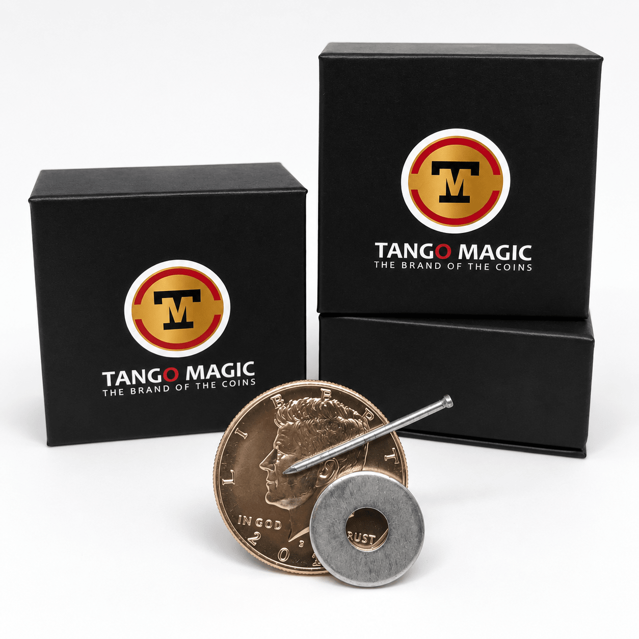Magnetic Coin Half Dollar by Tango Magic
