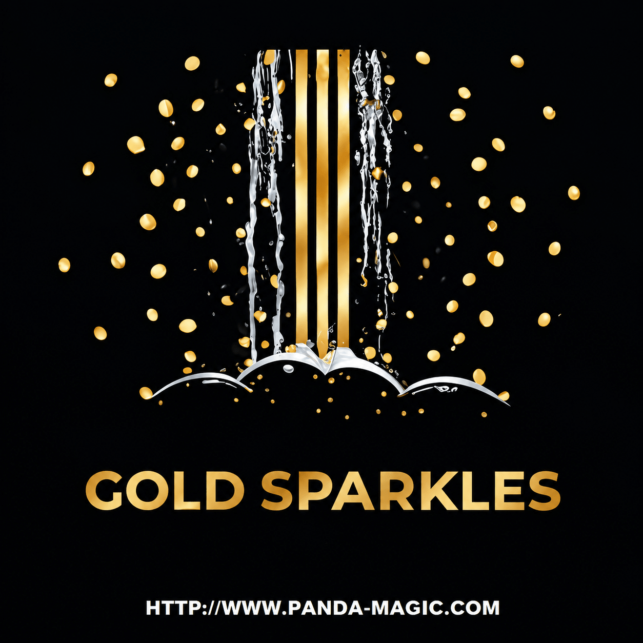 gold sparkles