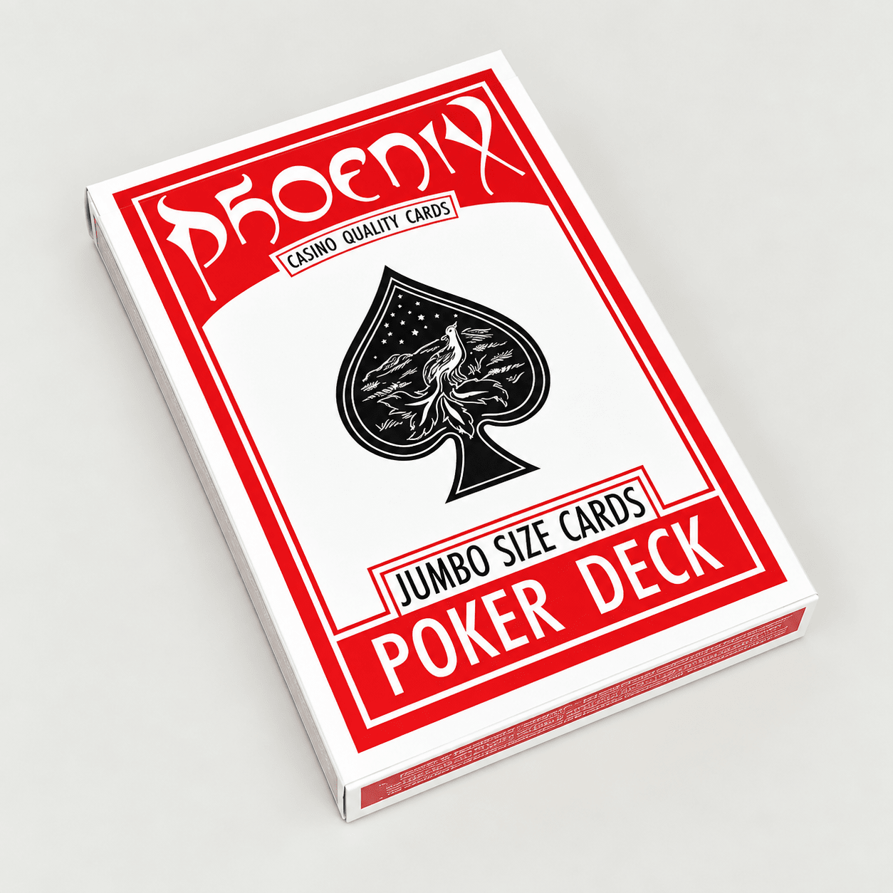 Phoenix Deck Marked JUMBO Index (Red) by Card-Shark