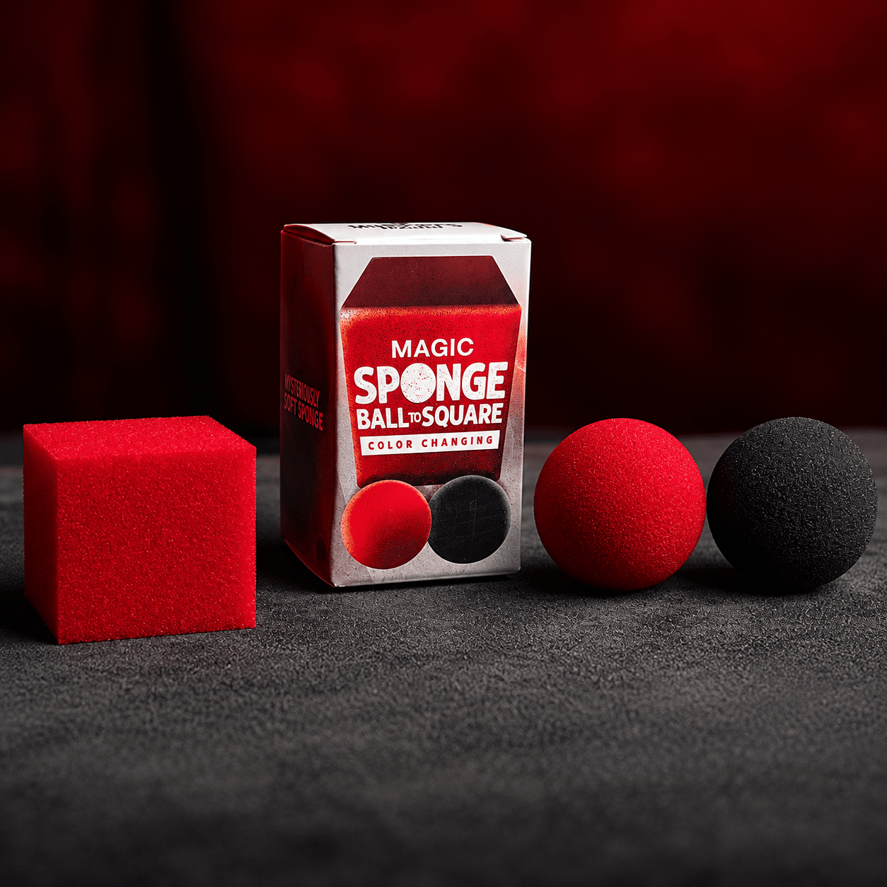 Magic Color Changing Sponge Ball to Square by Murphy's Magic