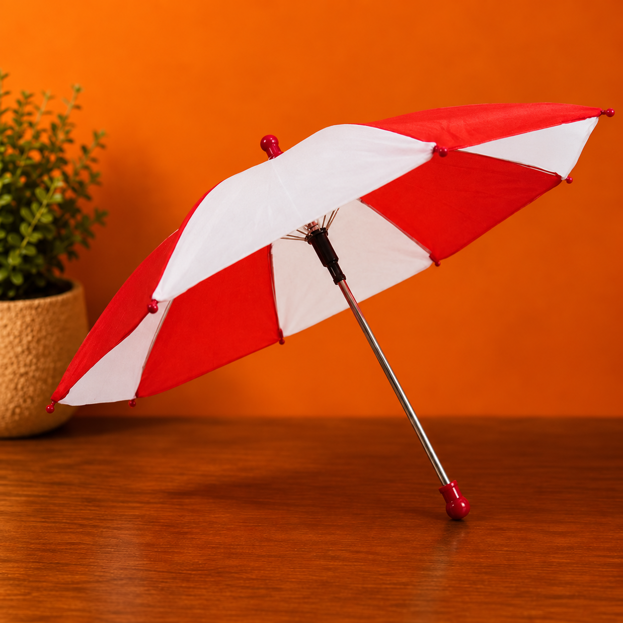 Umbrella Production  (16 inch) (Red and White)