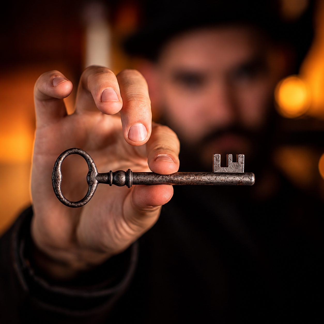 Haunted Key Deluxe (Gimmicks and Online Instruction) by Murphy's Magic