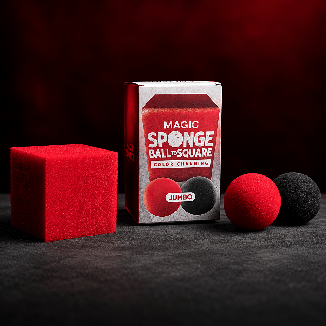 Magic Color Changing Sponge Ball to Square JUMBO