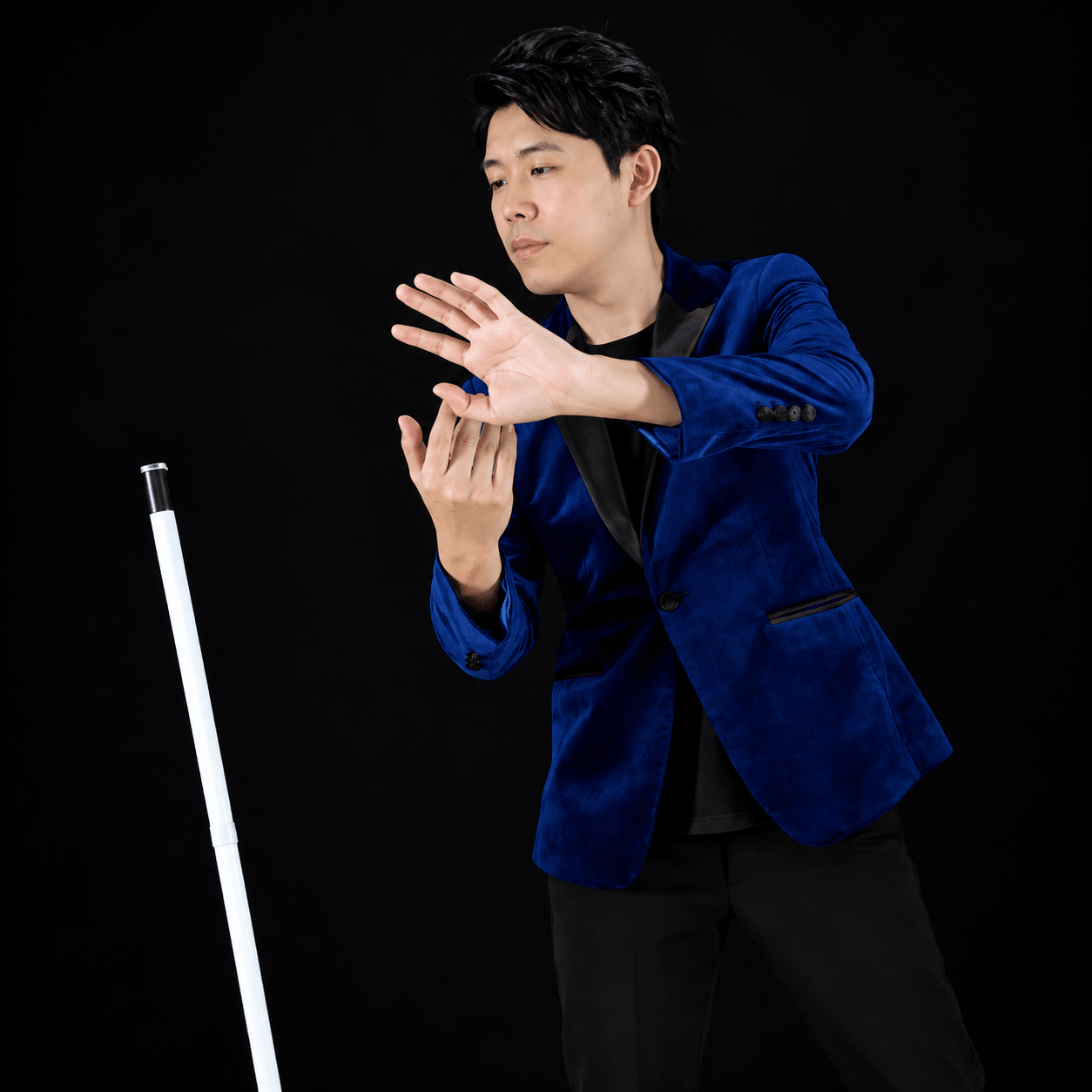 Dancing Vanishing Cane V2 / WHITE (D.V.C.) by Magiclism