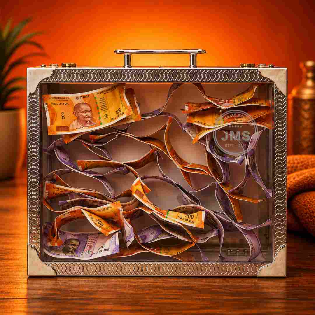 Money production briefcase