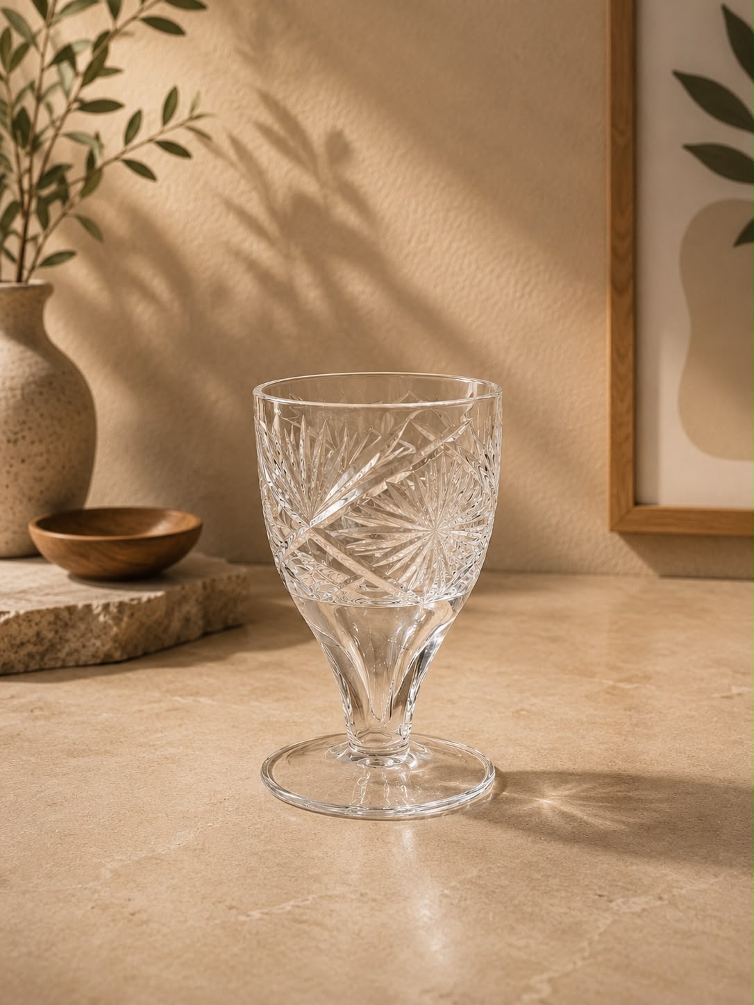 Airborne glass