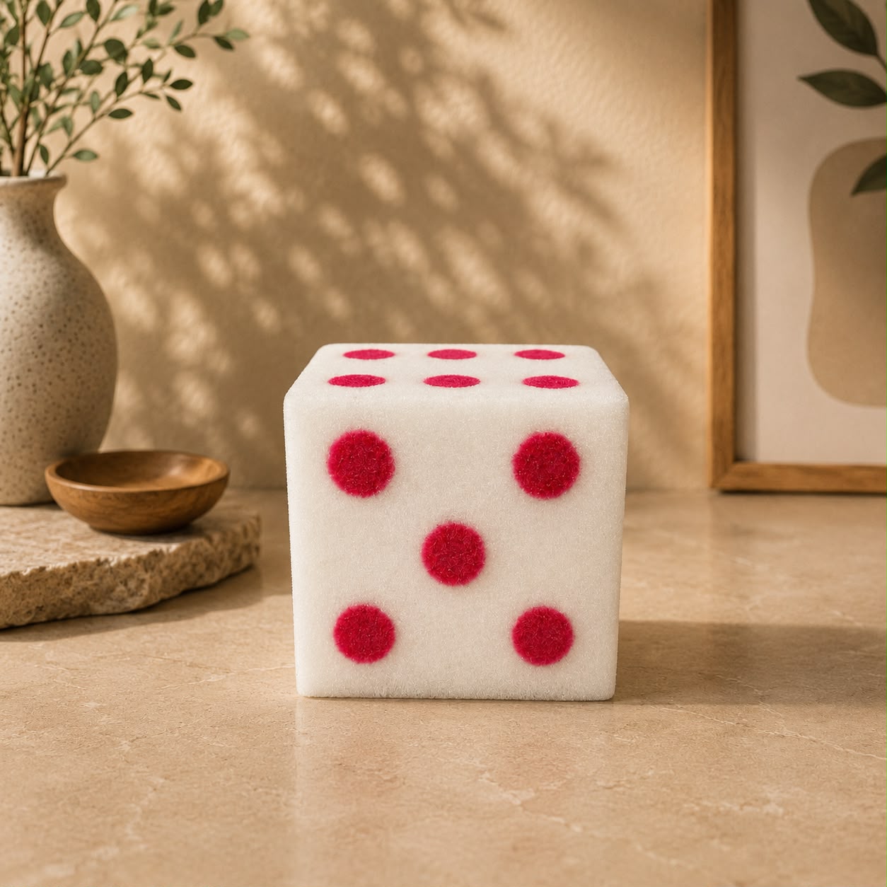 Sponge ball to Die Jumbo ( Red & White )